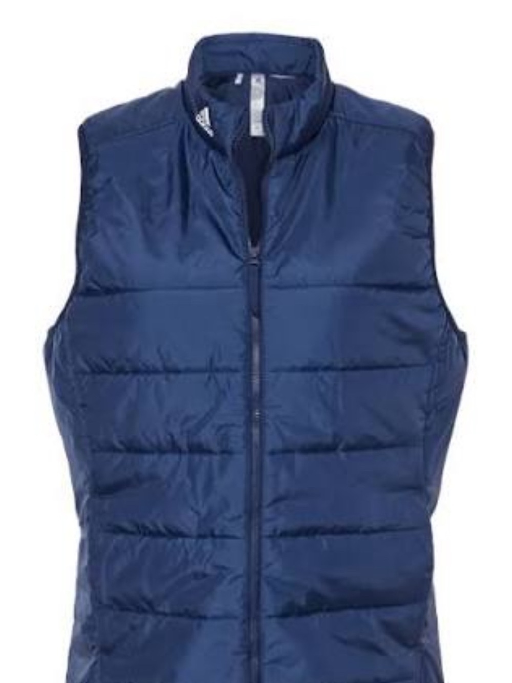 adidas Women's Navy Blue Quilted Gulf Puffer Vest